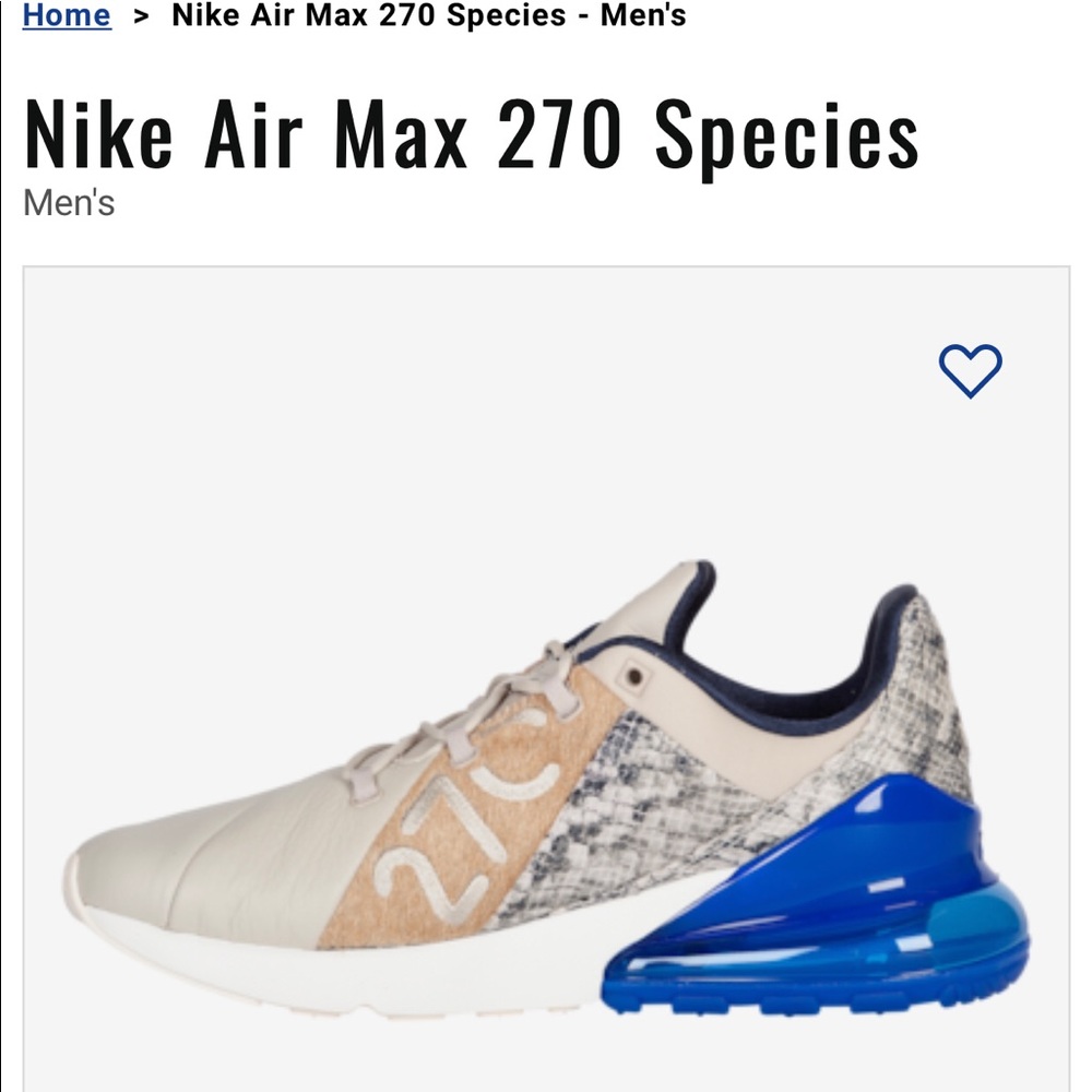 AirMax 270 ❌SOLD OFF SITE❌